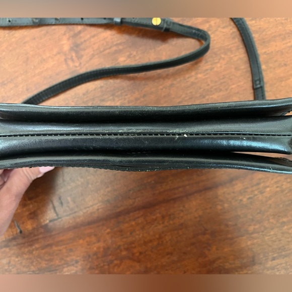 Madewell The Morgan Leather Crossbody Bag Clutch Black with Mirror Boho Concert - Picture 8 of 8